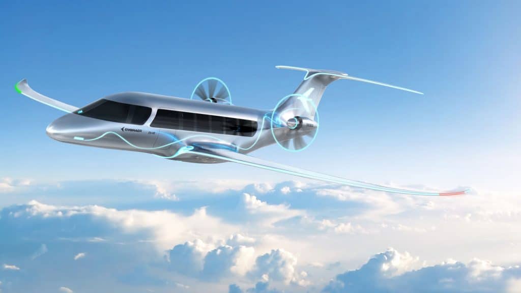 Avião híbrido da embraer
