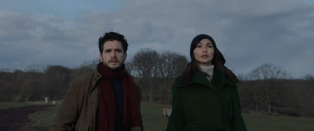 Dane Whitman (Kit Harington) e Sersi (Gemma Chan) em 'Eternos'. Imagem: Marvel Studios/Divulgação