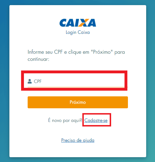 Print do site Loterias Caixa