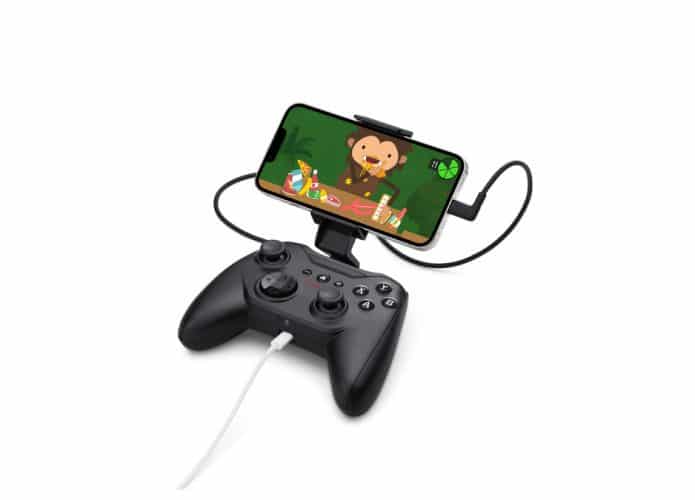 Controle gamer Rotor Riot para iPhone e iPad