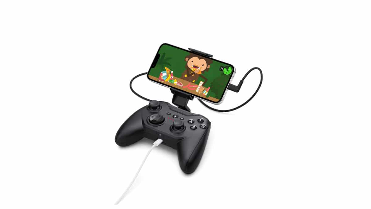 Controle gamer Rotor Riot para iPhone e iPad
