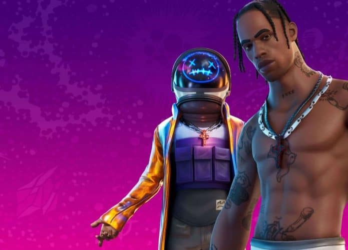 Travis Scott no Fortnite