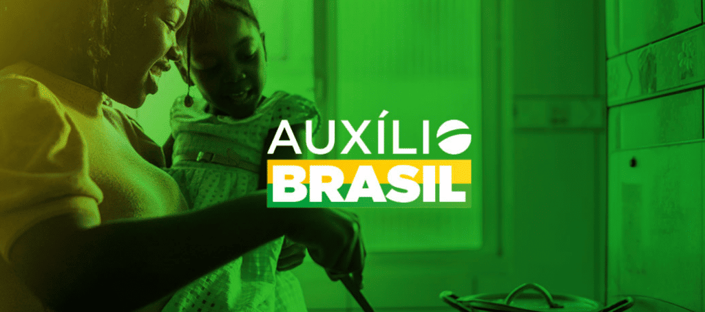 Imagem de divulgação do Auxílio Brasil