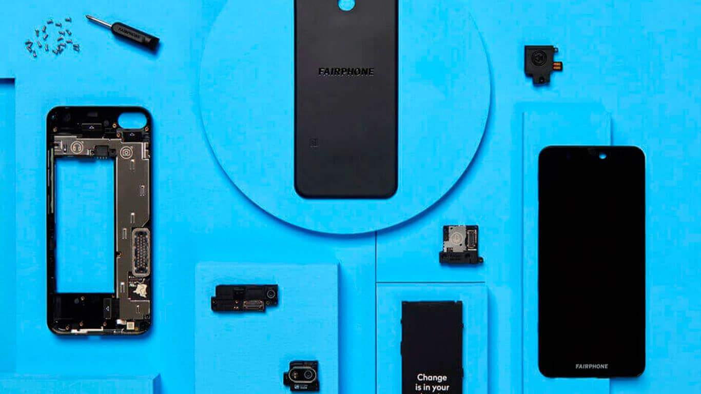 Fairphone 2 - smartphone modular de 2015 - recebe atualização para Android 10. Imagem: Fairphone/Divulgação