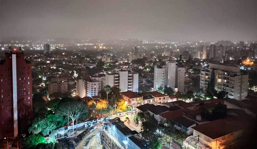 Foto tirada com zoom usando a lente ultra-wide do Zenfone 8