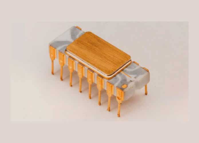 Intel celebra os 50 anos do Intel 4004 - primeiro microprocessador comercial. Imagem: Intel