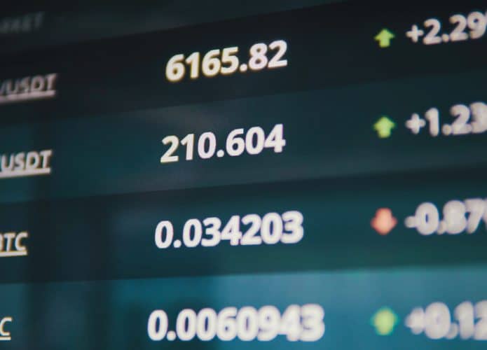 Cotação de criptomoedas