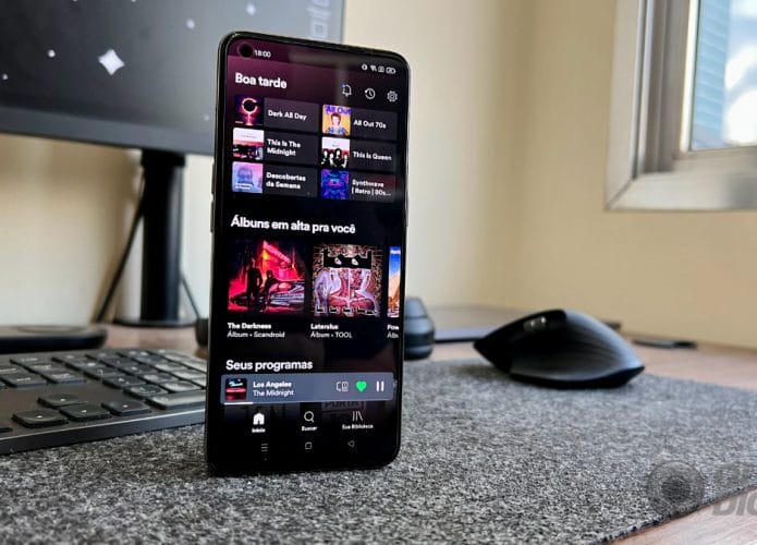 Spotify no Android (Imagem: André Fogaça/Olhar Digital)
