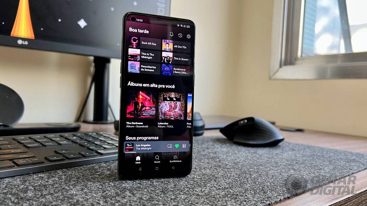 Spotify no Android (Imagem: André Fogaça/Olhar Digital)