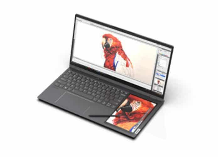 Imagem vazada do Thinkbook Plus da Lenovo