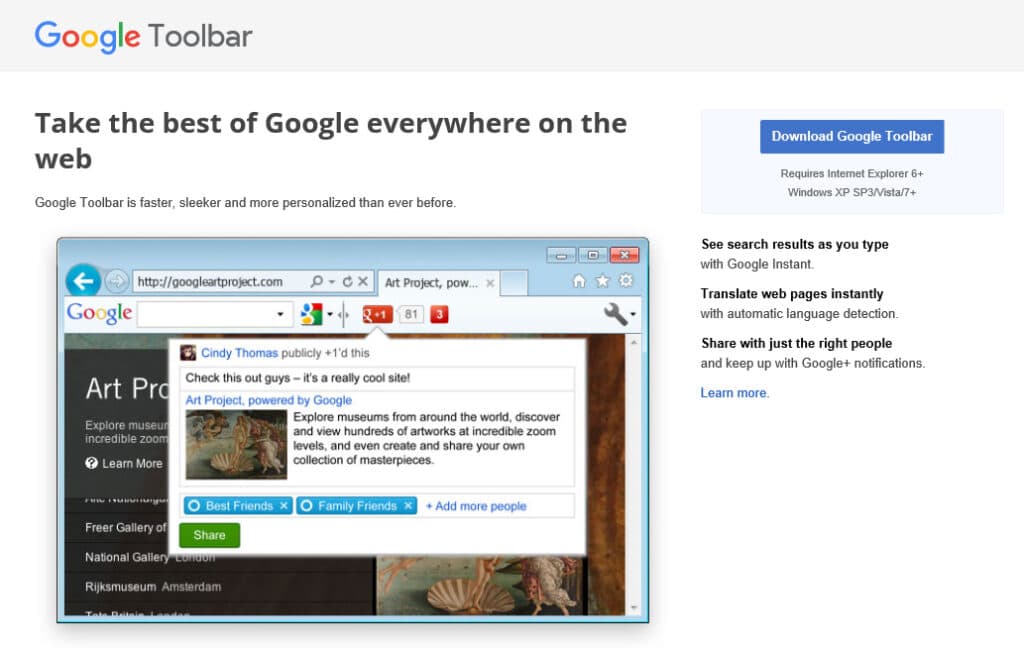 Google-Toolbar