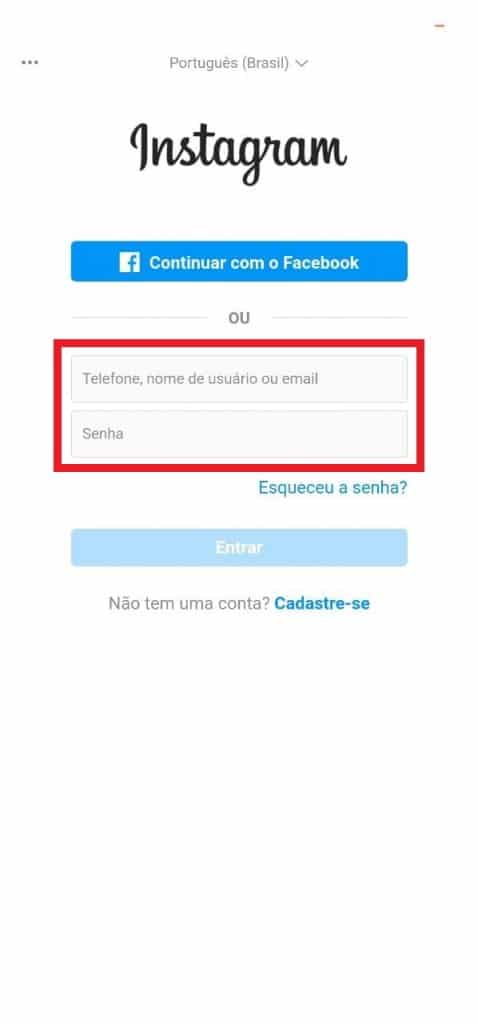 Print do aplicativo do TikTok para Android 