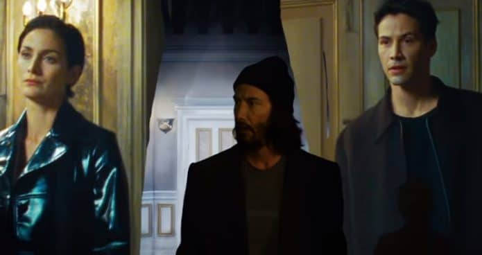 Neo e Trinity em Matrix 4