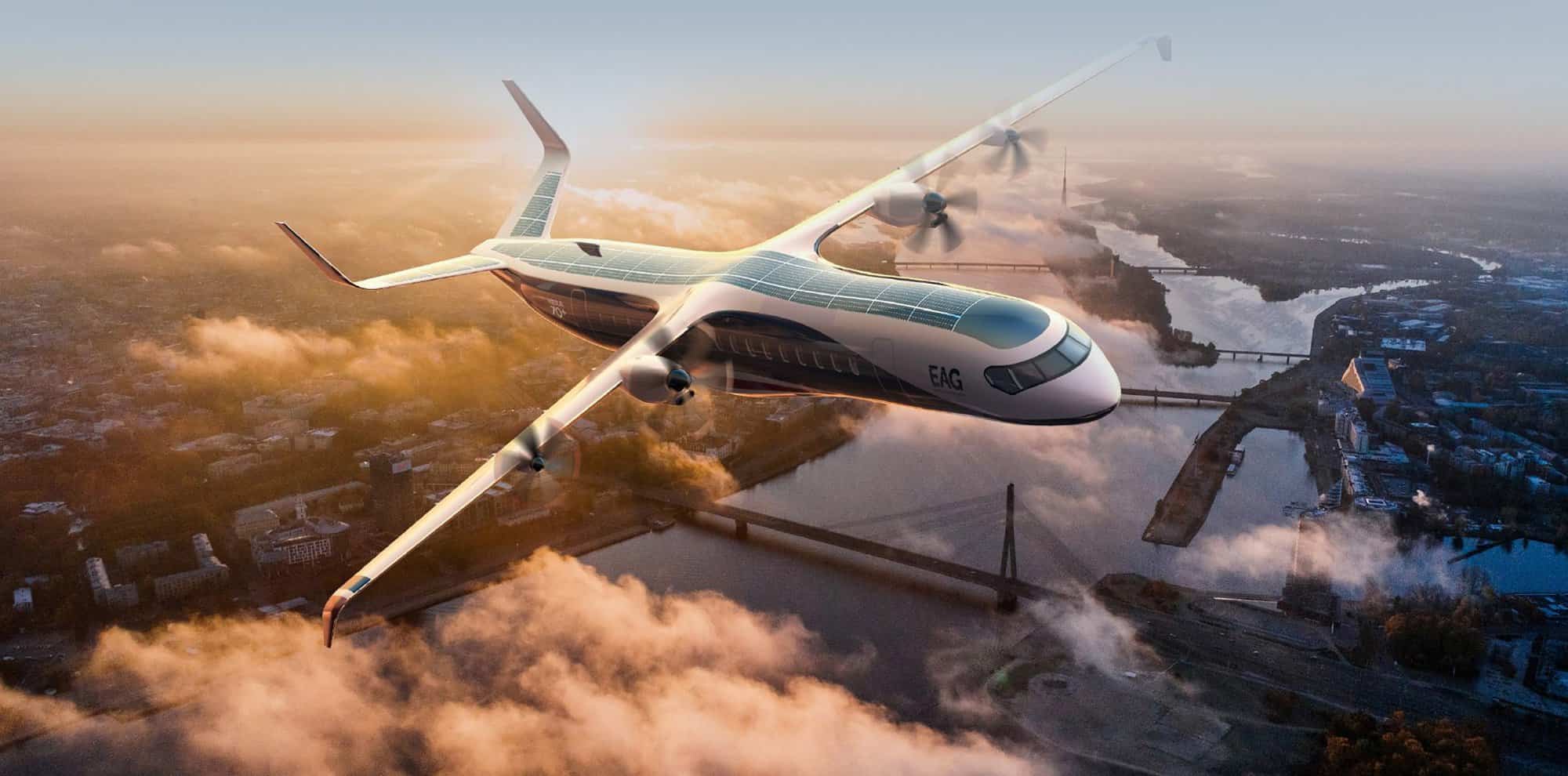 Empresa anuncia aeronave elétrica a hidrogênio com 90 lugares para até 2030