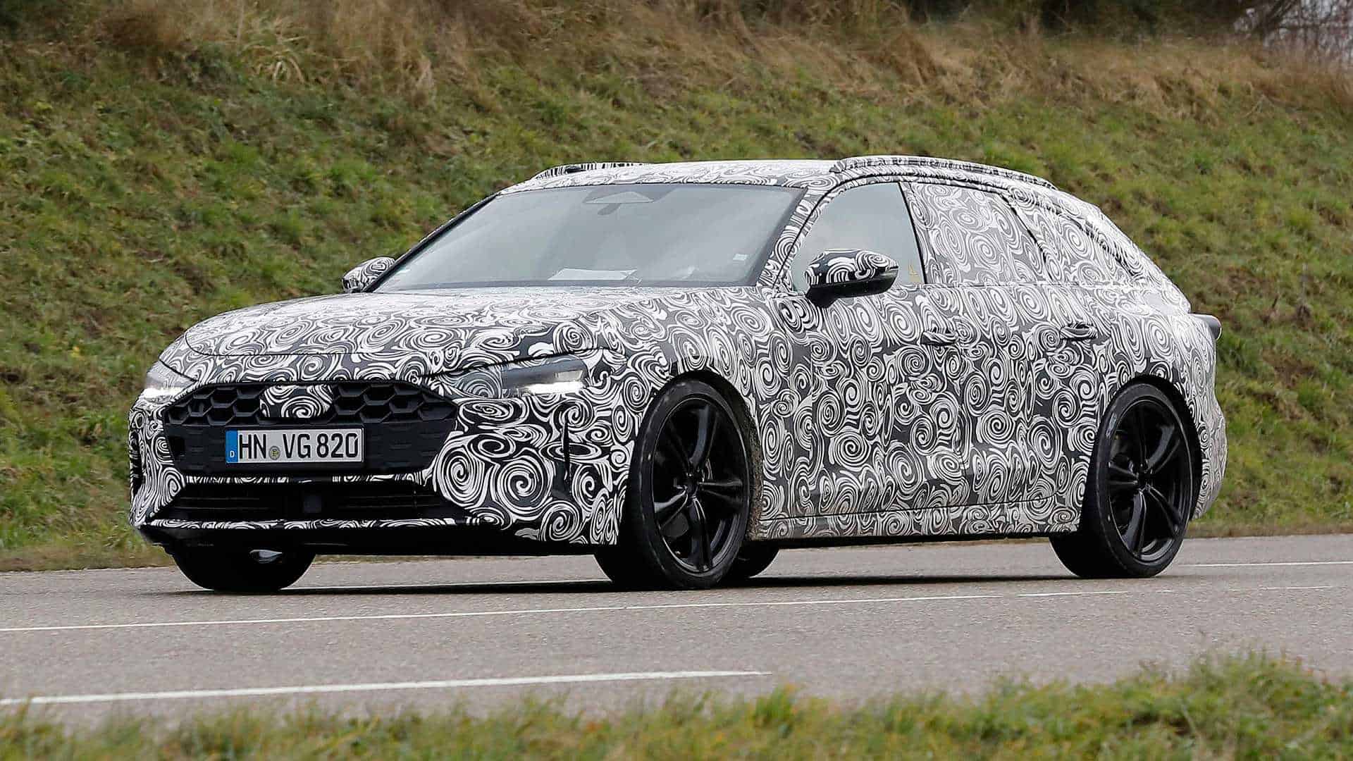 protótipo do Audi A4 Avant de 2024