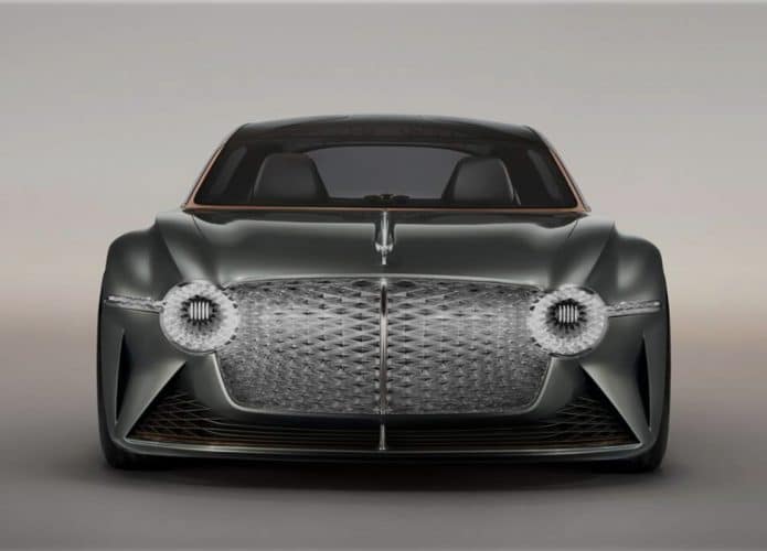 Frente do conceito EXP 100 GT da Bentley que servirá como base para o carro em desenvolvimento com a Mulliner