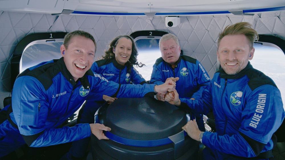 Willian Shatner em viagem ao Espaço