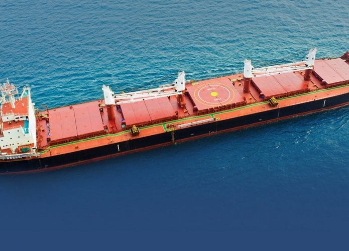 Cargueiro a biocombustível Sydney Eagle, da empresa americana Eagle Bulk