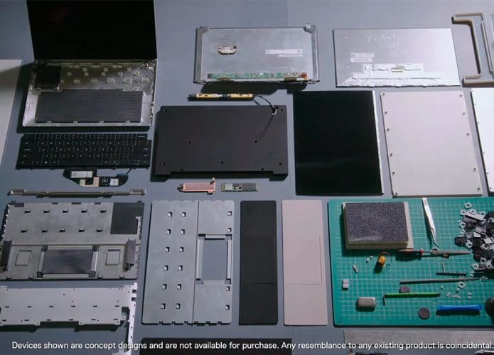 Concept Luna, o projeto de um notebook sustentável e reutilizável da Dell