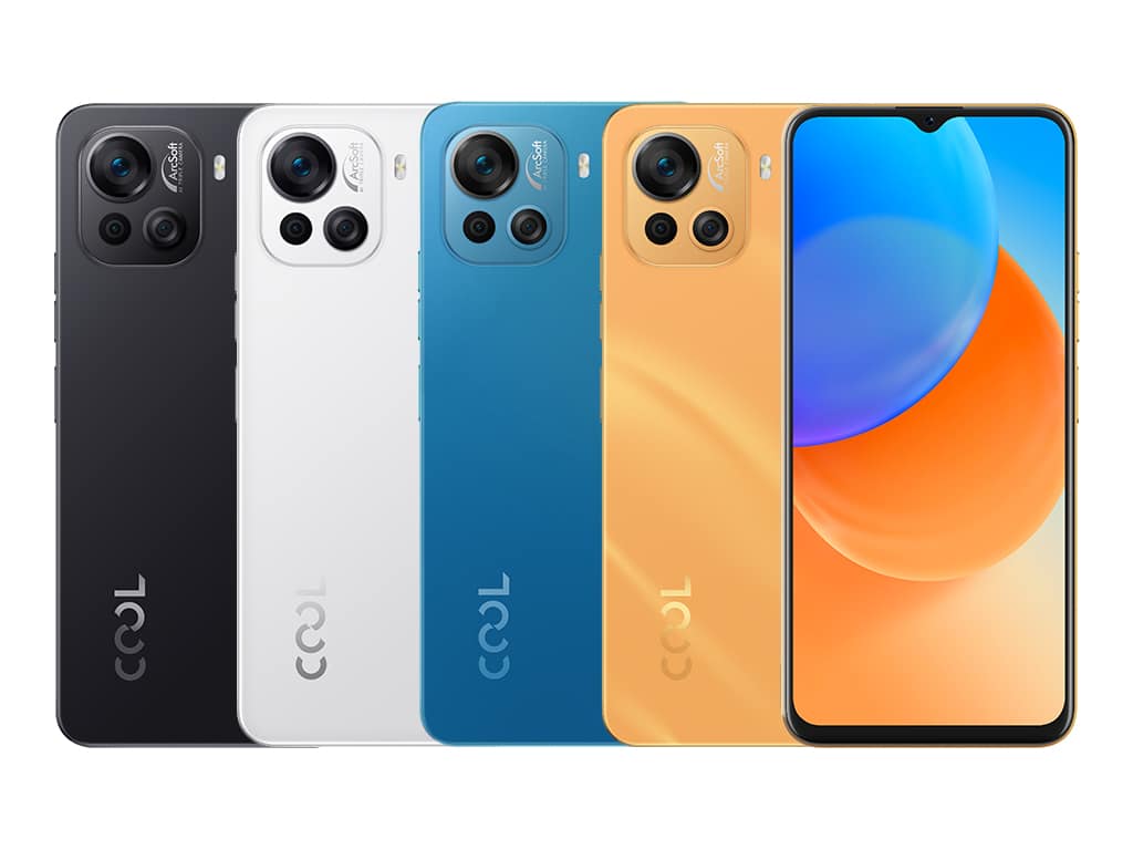 Cores do novo smartphone da Coolpad