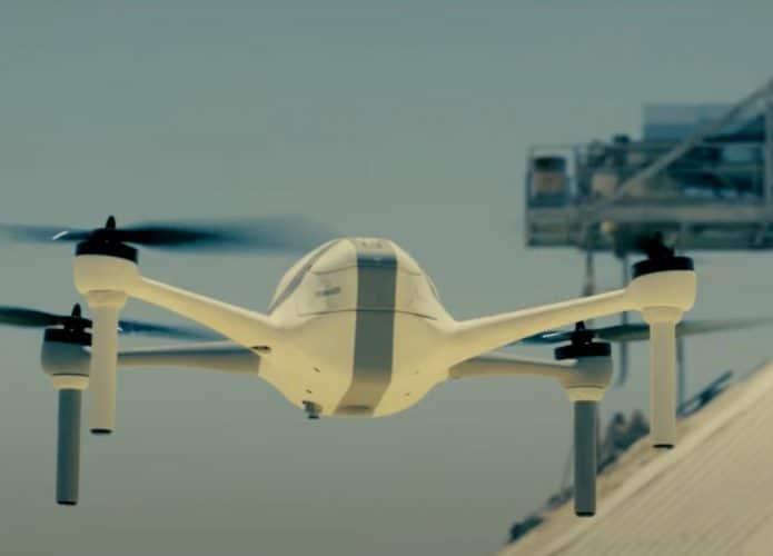 Um drone que poderá ser usado pela polícia em Israel