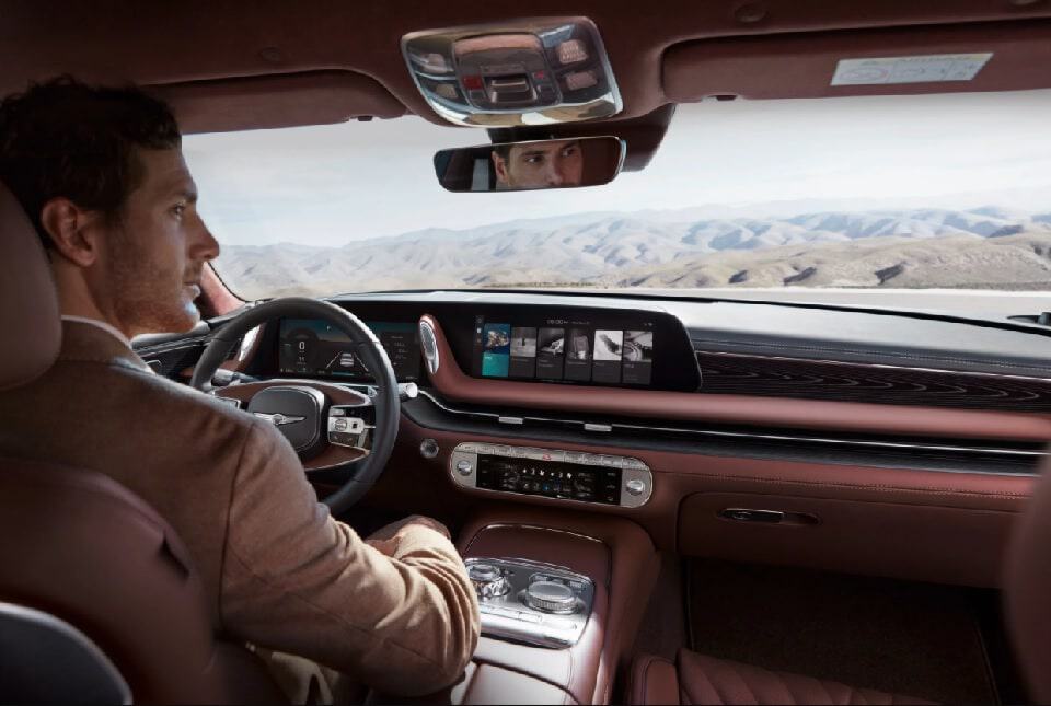 Espaço interno do Genesis G90