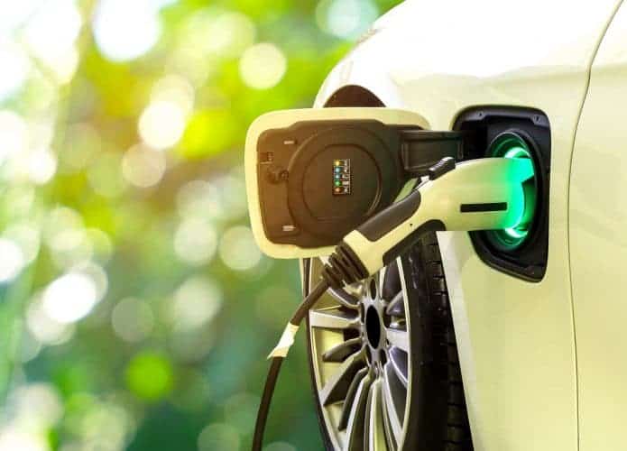 Imagem-conceito mostra carregador de carro elétrico