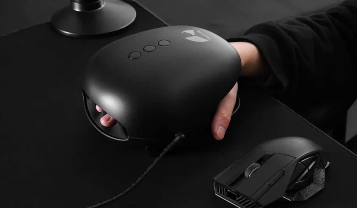 Massageador de mãos gamer da Bauhütte