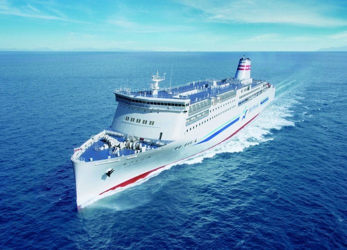 Navio cargueiro da Mitsubishi