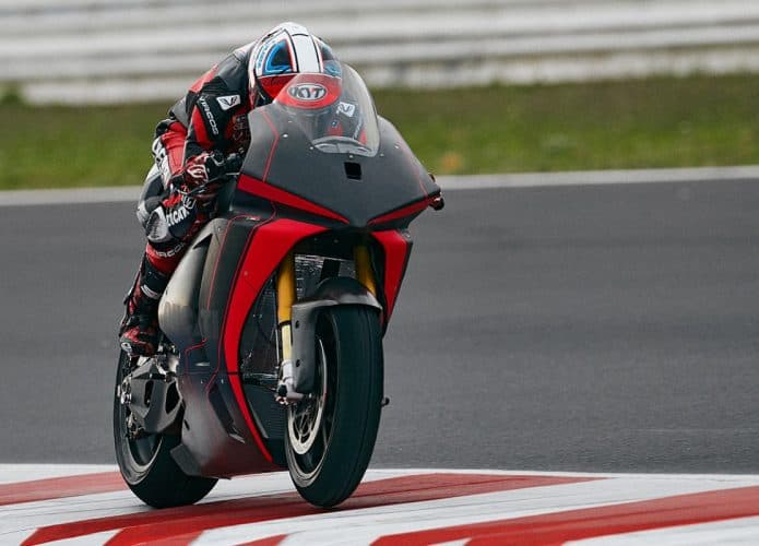 Protótipo da primeira moto elétrica da Ducati