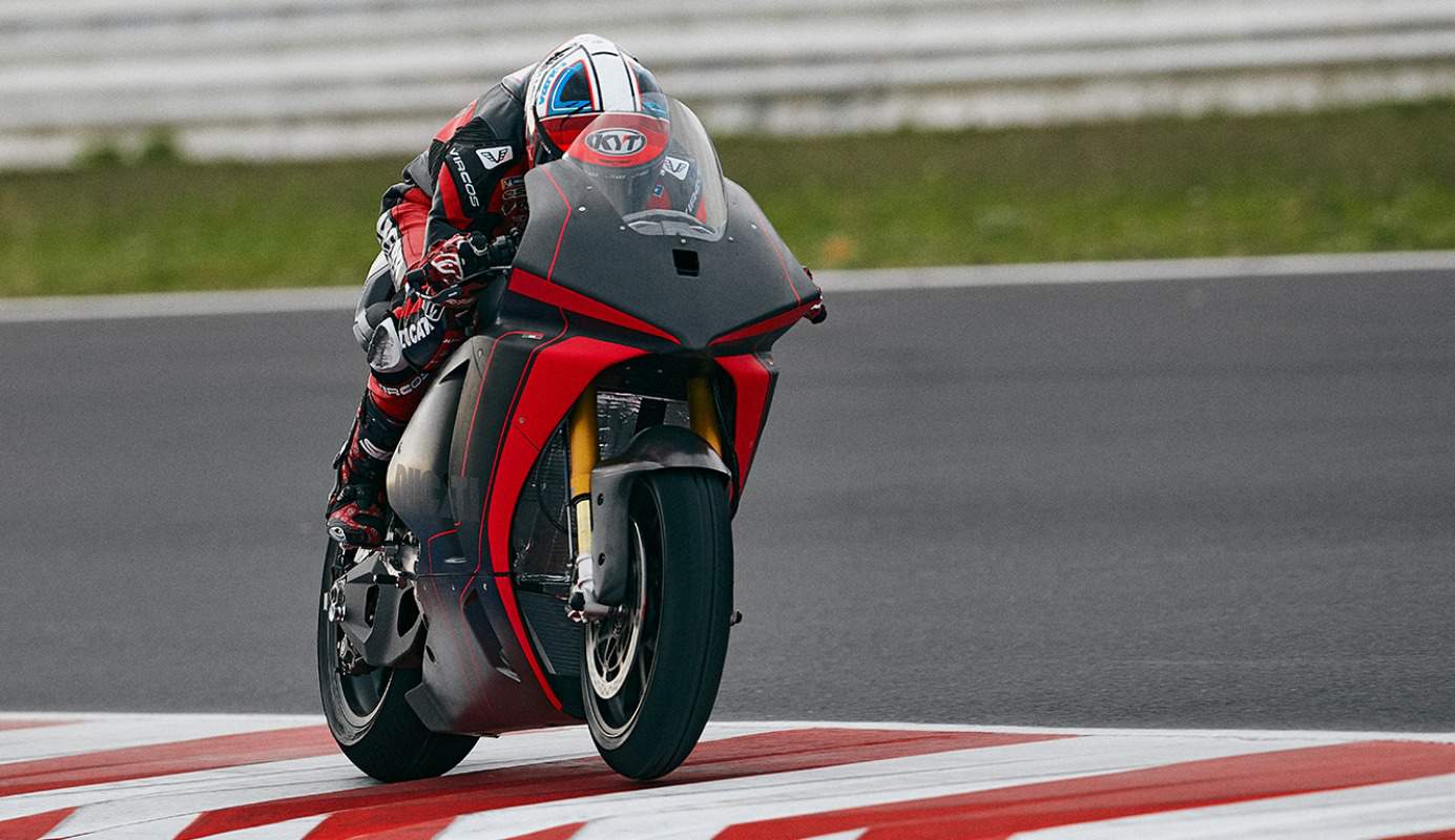 Protótipo da primeira moto elétrica da Ducati