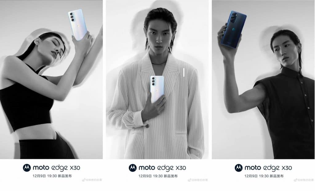 Anúncios do Moto Edge X30