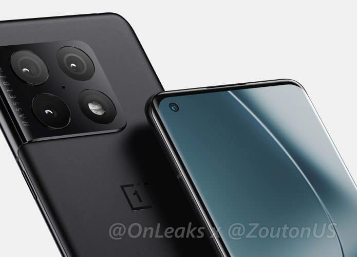 Suposto OnePlus 10 (Imagem: divulgação/OnLeaks)