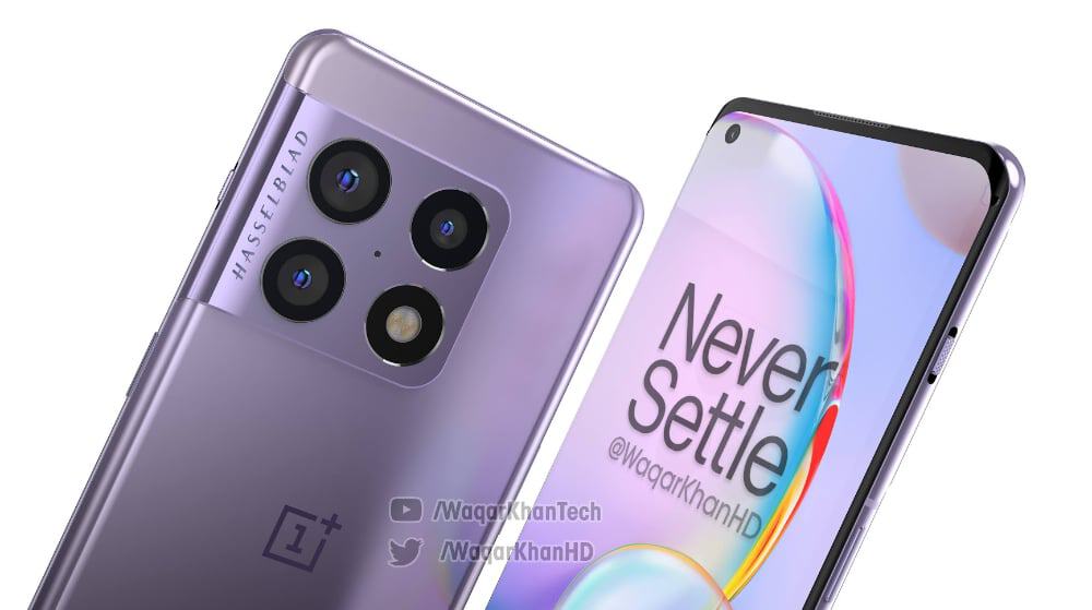 Possível design do OnePlus 10 Pro