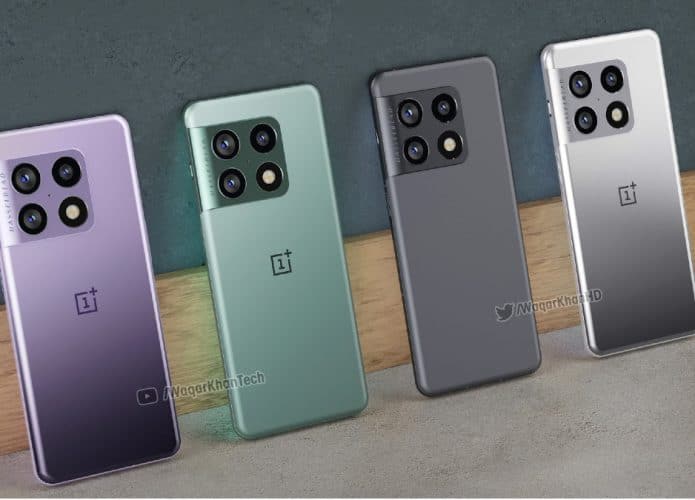 Possível design do OnePlus 10 Pro