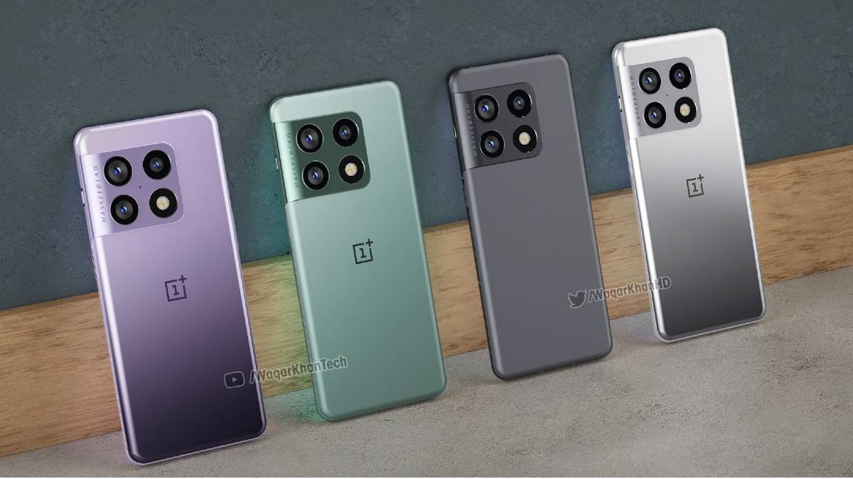 Possível design do OnePlus 10 Pro