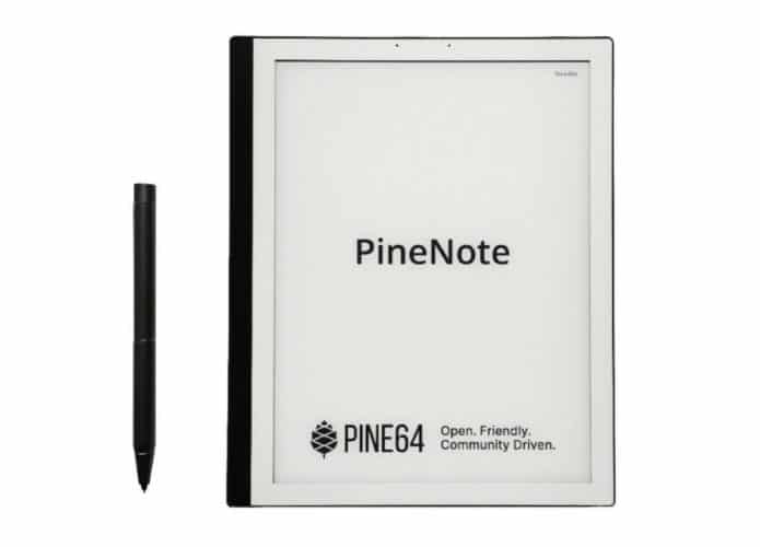 O PineNote é um tablet Linux com tela e-paper feito para anotações com caneta stylus