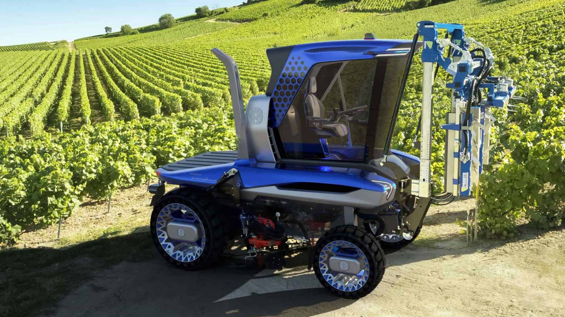 trator do futuro criado pela Pininfarina