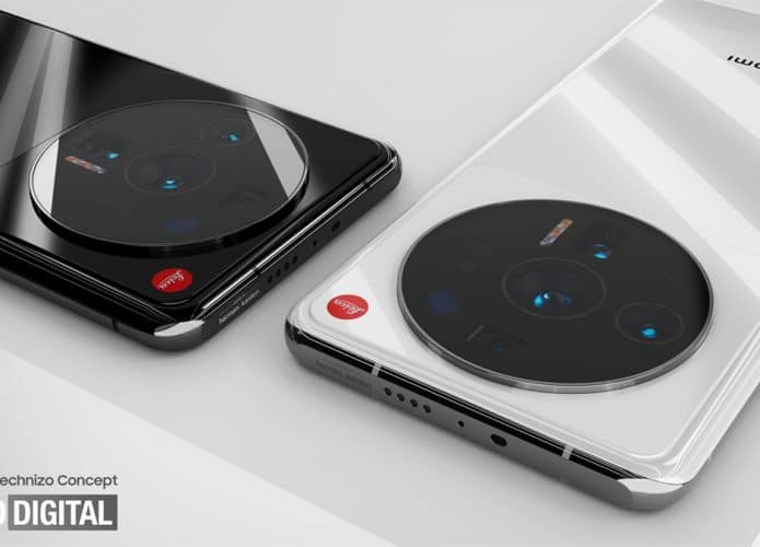 Detalhe da câmera do Xiaomi 12 Ultra