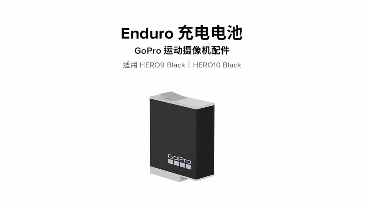 Bateria Enduro para Hero9 e Hero10 Black da GoPro