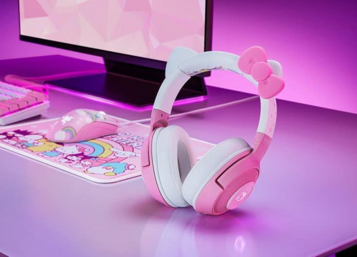 Acessórios da linha Razer Hello Kitty