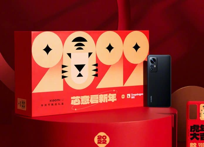 Caixa especial de Ano Novo Chinês do Xiaomi 12