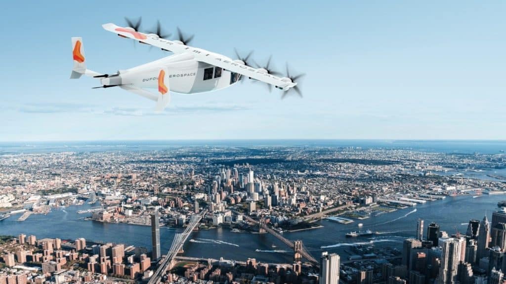 Aero3, eVTOL de asa inclinada da Dufour