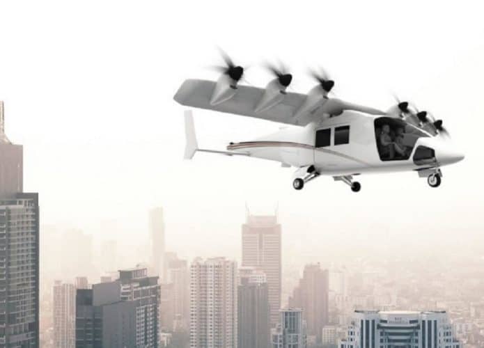Aero3, eVTOL de asa inclinada da Dufour