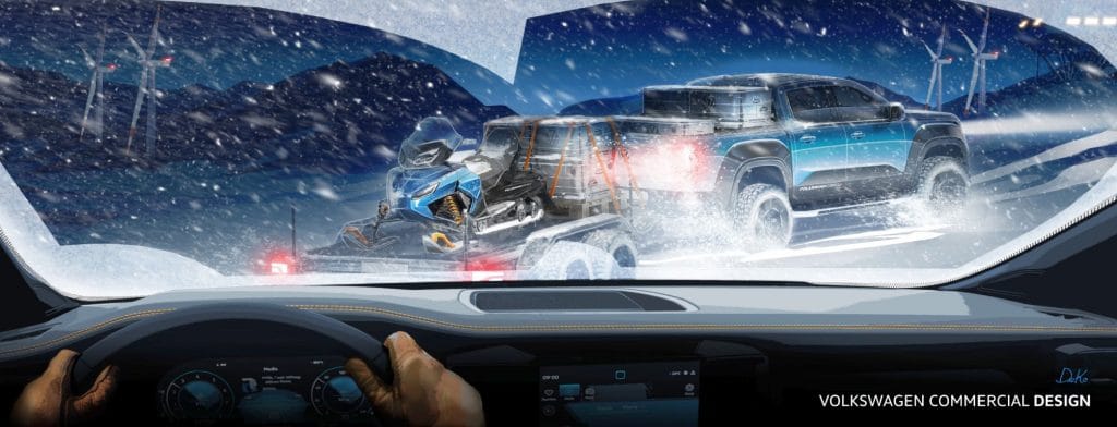 Teaser da nova Amarok, da Volkswagen