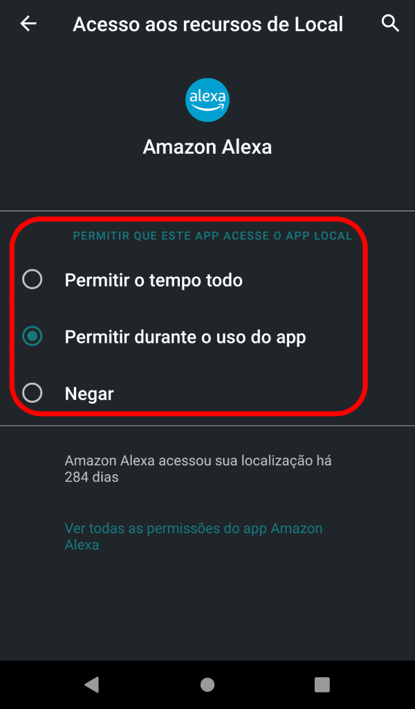 Como descobrir quais apps estão usando a sua localização