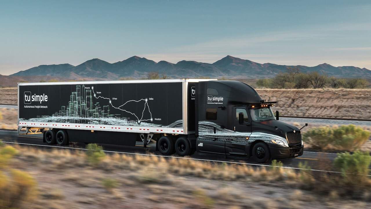 Caminhão autônomo da TuSimple já conta com o Drive Hyperion 8