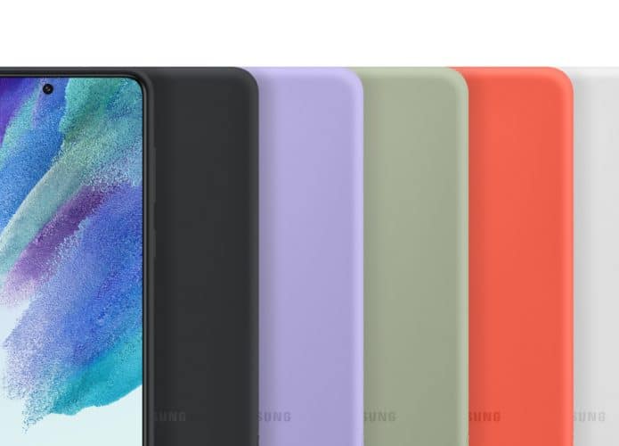 Capas de silicone do Galaxy S21 FE