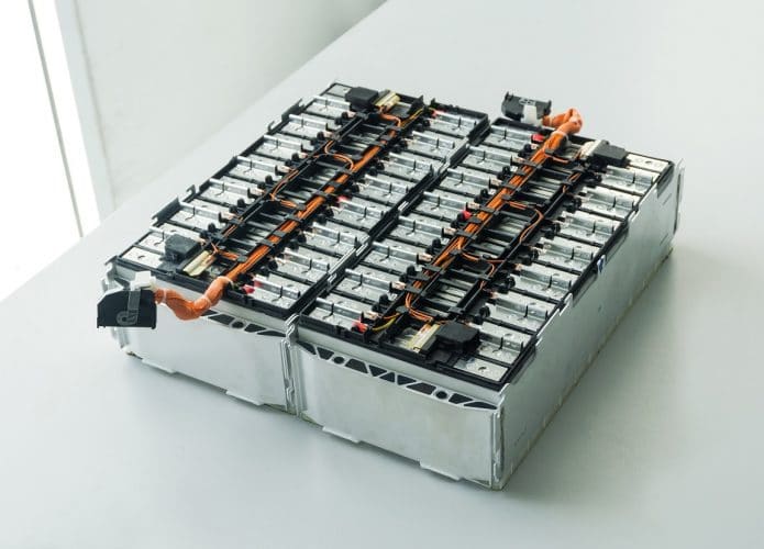 Imagem conceitual para bateria de carro elétrico