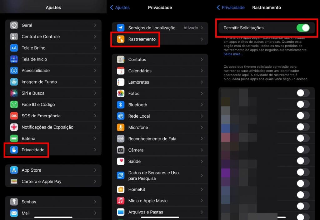 Como desativar os rastreadores de anúncios no iPhone